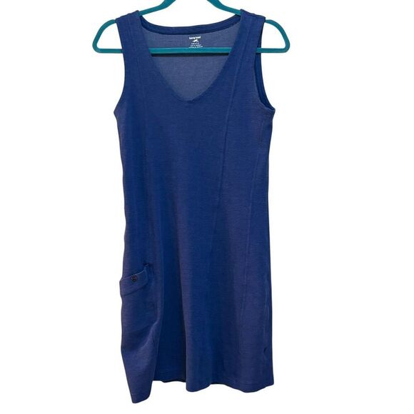 Horny Toad Dress Womens Small Blue Tank Flexcel Shift Casual Pocket Tencel Blend - Picture 1 of 9